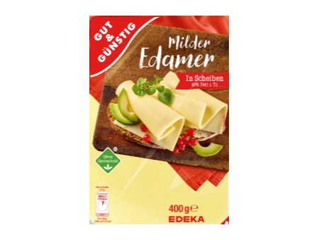 Edamer Käse, Scheiben 40% Fett i. Tr. (400g) - Bauerntüte