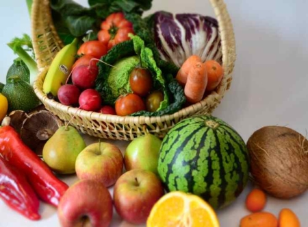 Buntes Bio Obst & Gemüse