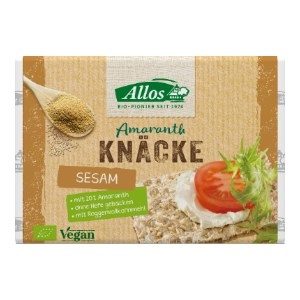 Bio Amaranth Knäcke mit Sesam und Roggenvollkorn (250g)