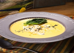 Kochbox Topinambur Möhren Suppe