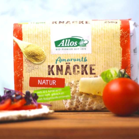 Bio Amaranth Knäckebrot Natur