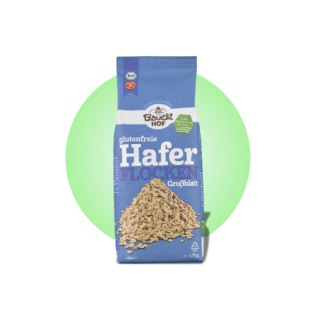 Haferflocken Großblatt (475g) Bauck Mühle