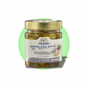 Knoblauch in Olivenöl Mani Bio